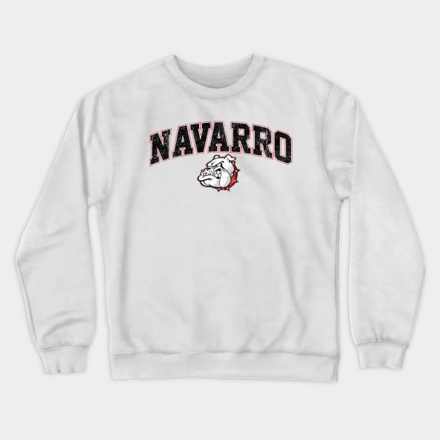 Navarro Bulldogs (CHEER) Variant Crewneck Sweatshirt by huckblade